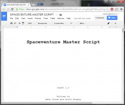Google Drive allows for easy collaboration on scripts, etc.